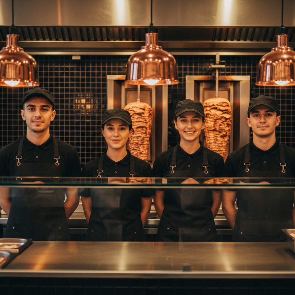 Das Dipndoener-Team hinter der Theke